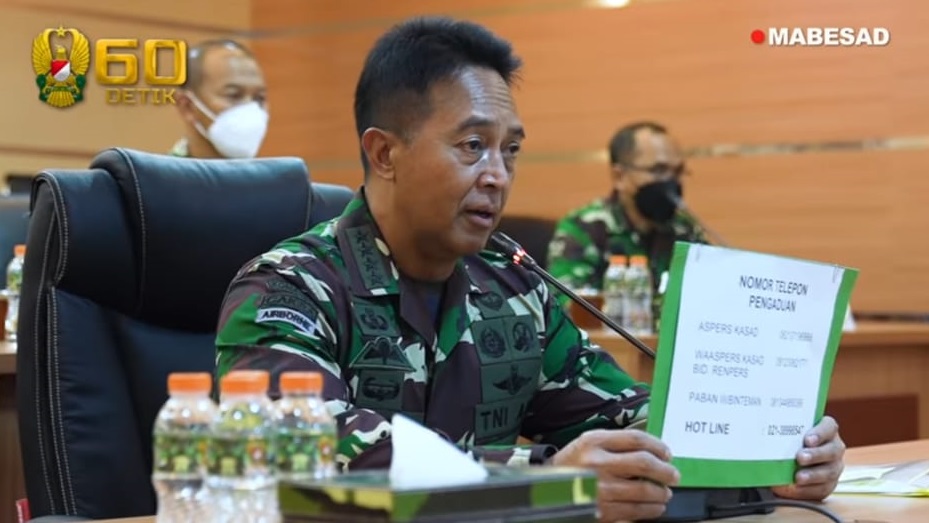 KSAD Jenderal TNI Andika Perkasa: Masuk TNI Gratis