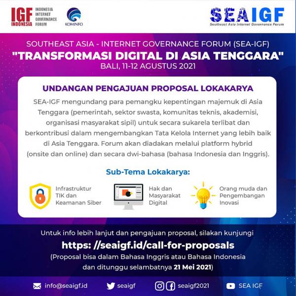 Kominfo Dukung Multistakeholders Siapkan Tata Kelola Internet untuk Transformasi Digital Asia Tenggara