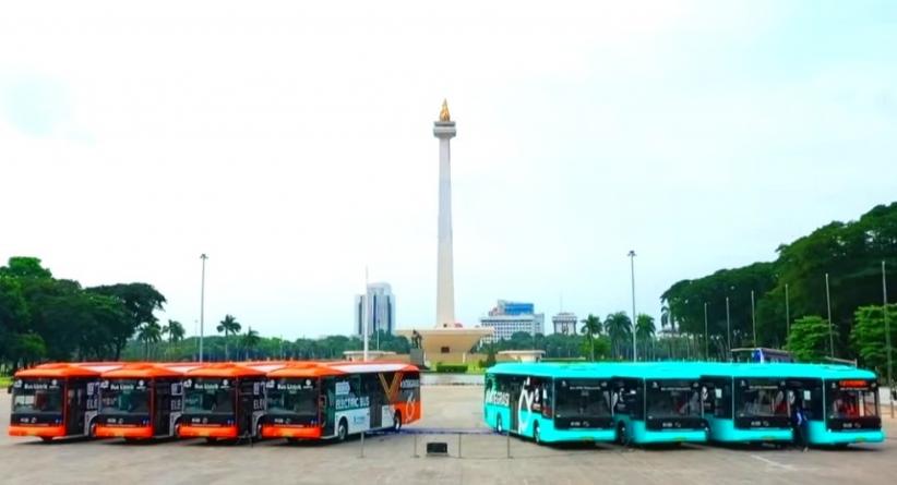 Jakarta Polusi Udara, Transjakarta Operasikan 52 Unit Bus Listrik
