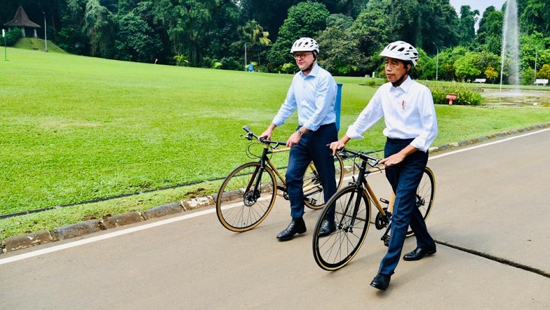Main Sepeda Bambu Bareng Jokowi, PM Australia: Pengalaman Luar Biasa!
