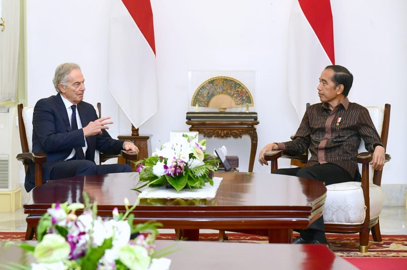 Presiden Jokowi dan Tony Blair Bahas Perencanaan Pemindahan Ibu Kota Baru