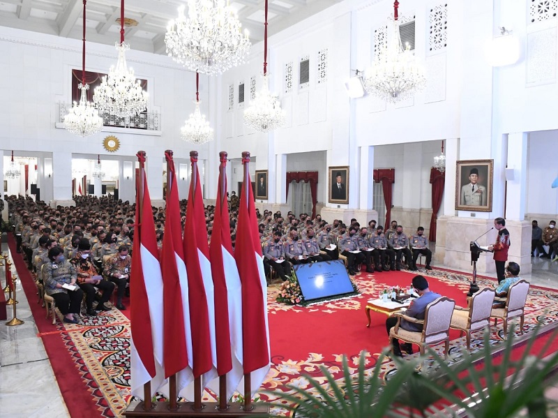 Lima Arahan Presiden Jokowi kepada Jajaran Polri