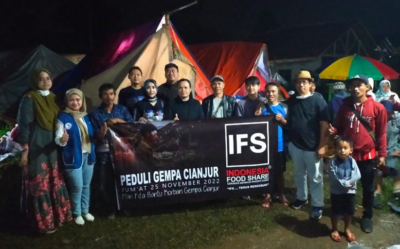 Indonesia Food Share Bantu Korban Gempa Cianjur