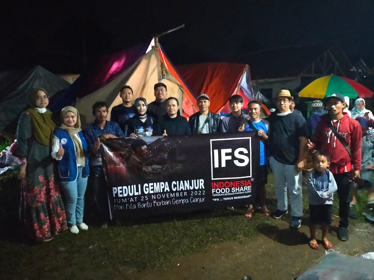 Indonesia Food Share Bantu Korban Gempa Cianjur