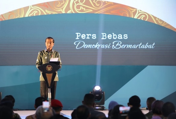 Hari Pers Nasional, Presiden Jokowi: Pers Bikin Orang Biasa Jadi Presiden