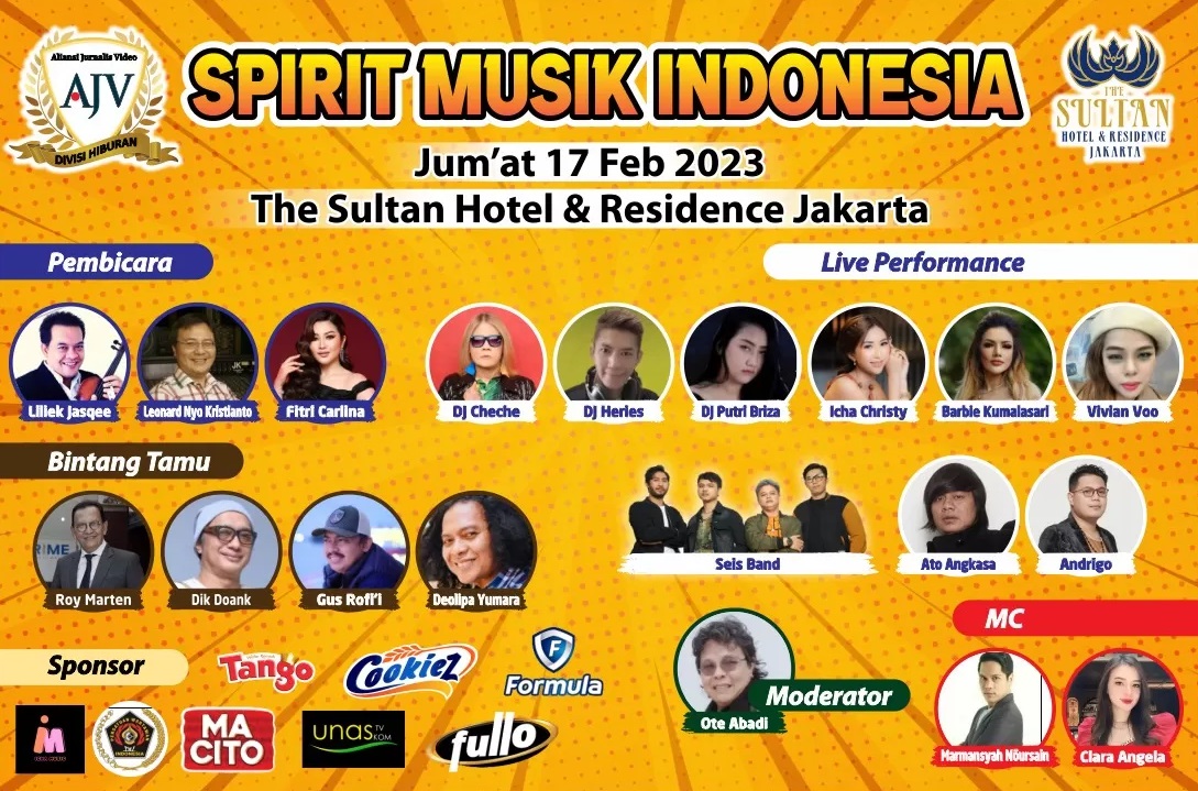 AJV Divisi Hiburan Gelar Spirit Musik Indonesia